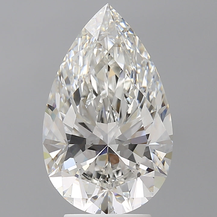 4.08 Carat Pear Cut Lab Grown Diamond VS2F