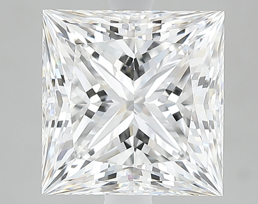 4.08 Carat Princess Cut Lab Grown Diamond VVS1E