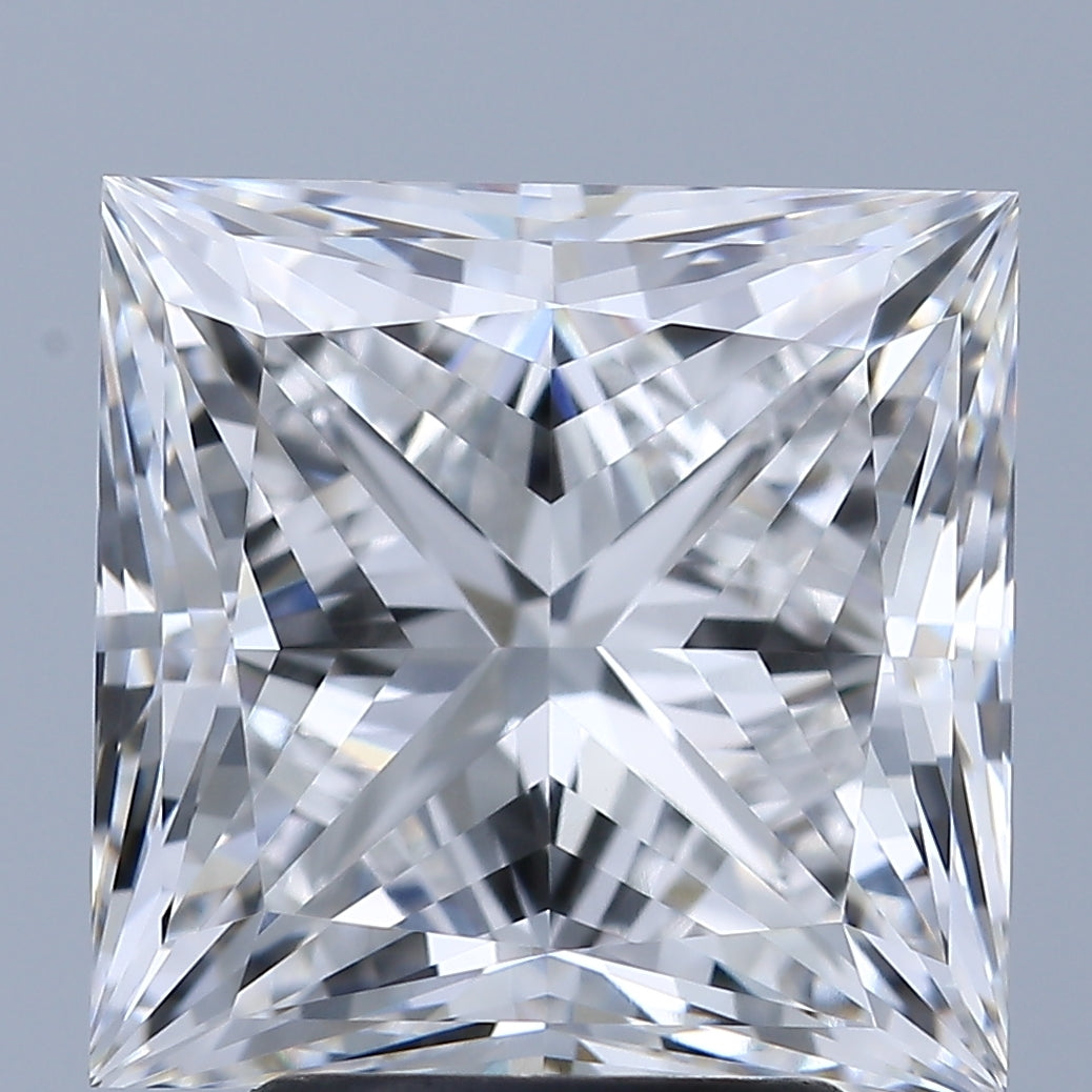 4.08 Carat Princess Cut Lab Grown Diamond VVS1E 