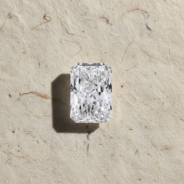 4,08 Karat strahlender, im Labor gezüchteter Diamant, VVS1/F