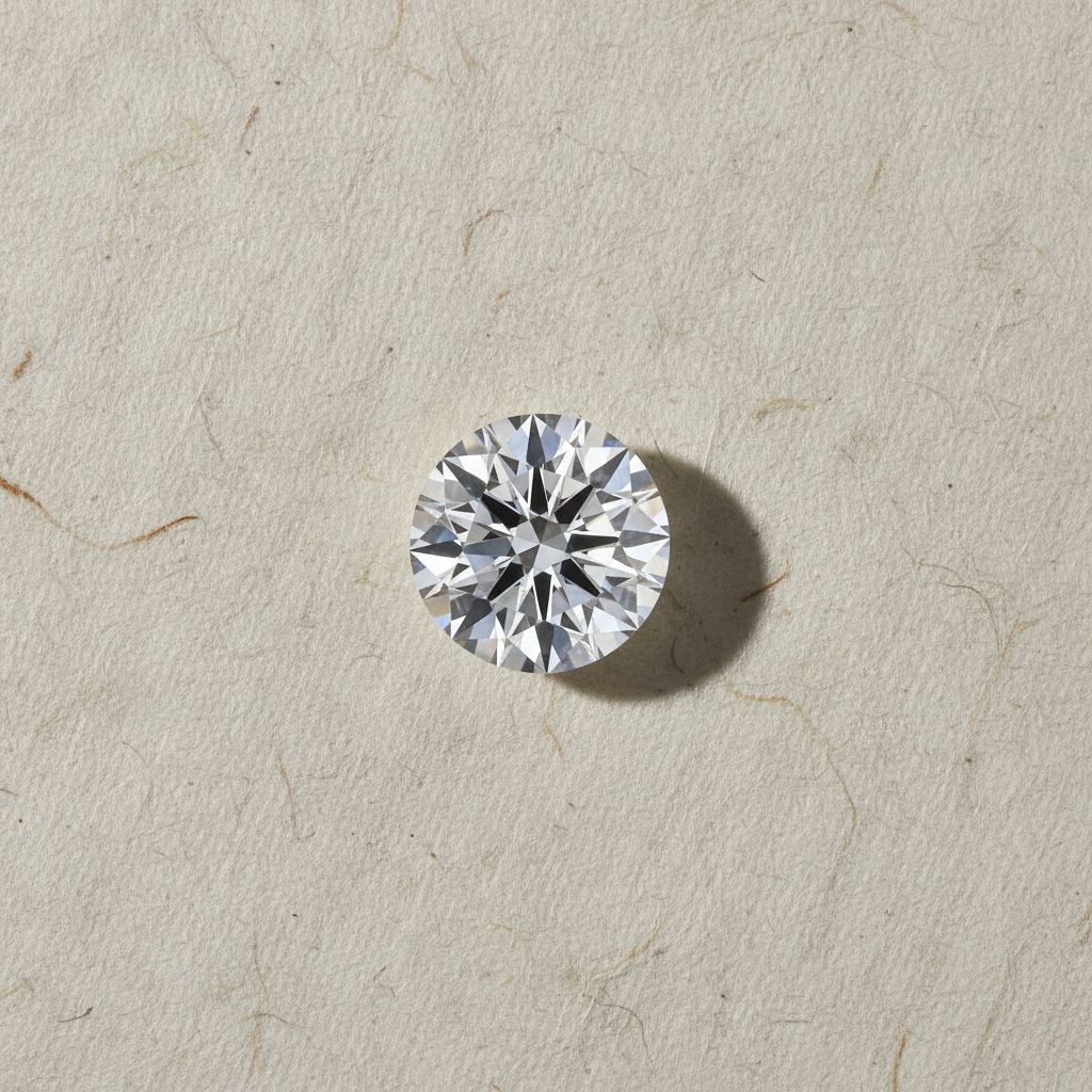 4.08 Carat Round E VVS2 Lab Grown Diamond Ideal Cut IGI Certified