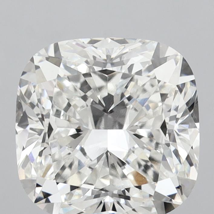 4.09 Carat Cushion Square Cut Lab Grown Diamond VVS2F 