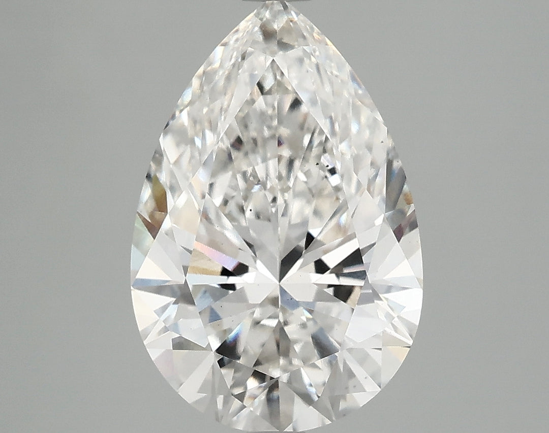 4.09 Carat Pear Cut Lab Grown Diamond VS2F 