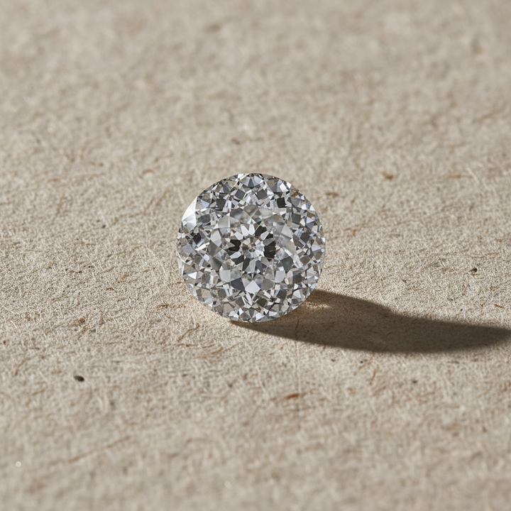 4,09 Karat portugiesischer geschliffener, im Labor gezüchteter Diamant, VS1/E