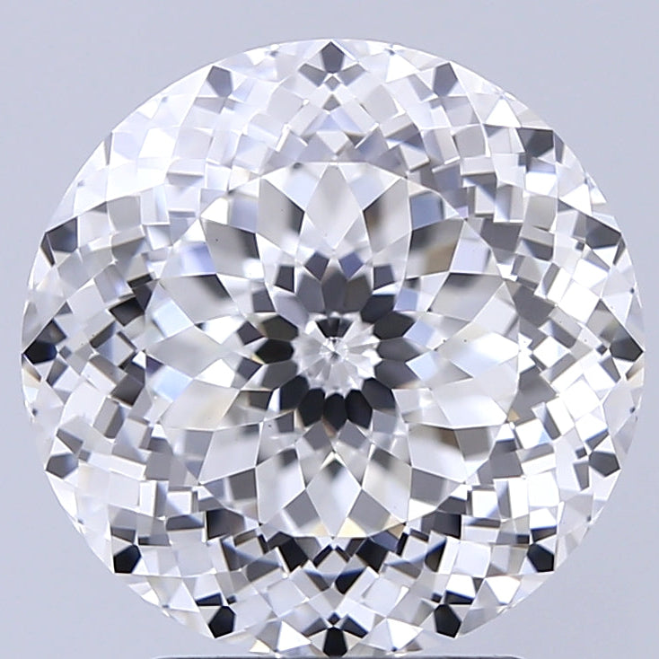 Diamant cultivé en laboratoire de taille portugaise de 4,09 carats VS1 F