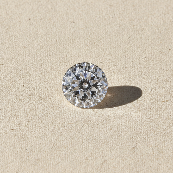 4,09 Karat portugiesischer geschliffener, im Labor gezüchteter Diamant, VS1/F