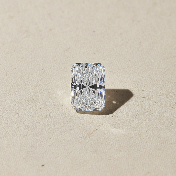 4.09 Carat Radiant Lab Grown Diamond, VS2/E