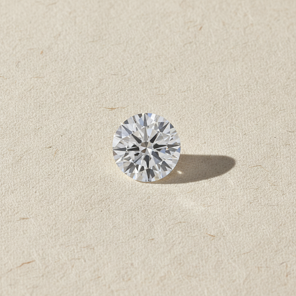 4.09 Carat Round D VVS2 CVD Lab Grown Diamond Ideal Cut IGI Certified