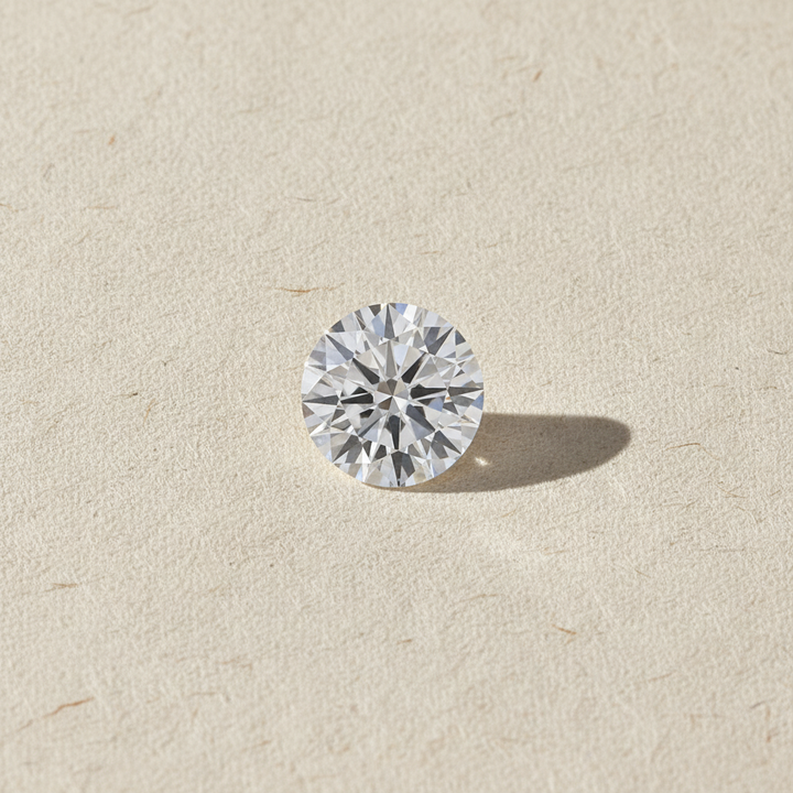 4.09 Carat Round D VVS2 CVD Lab Grown Diamond Ideal Cut IGI Certified