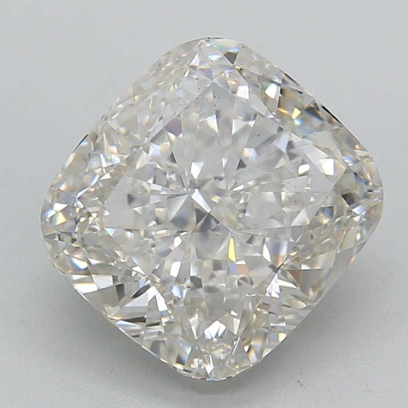 4.10 Carat Cushion Cut Lab Grown Diamond VS2 H