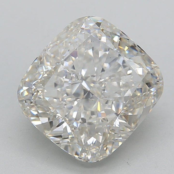 4.10 Carat Cushion Cut Lab Grown Diamond VS2 H