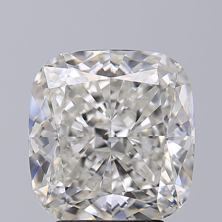 4.10 Carat Cushion Cut Lab Grown Diamond VVS2 G