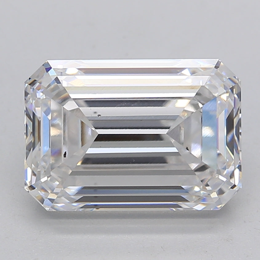 4.10 Carat Emerald Cut Lab Grown Diamond VS2 F