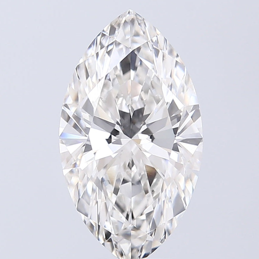 4.10 Carat Marquise Cut Lab Grown Diamond VVS2F