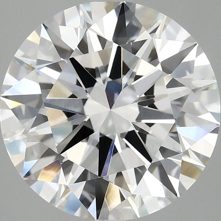 4.10 Carat Round Cut Lab Grown Diamond VVS1F Color
