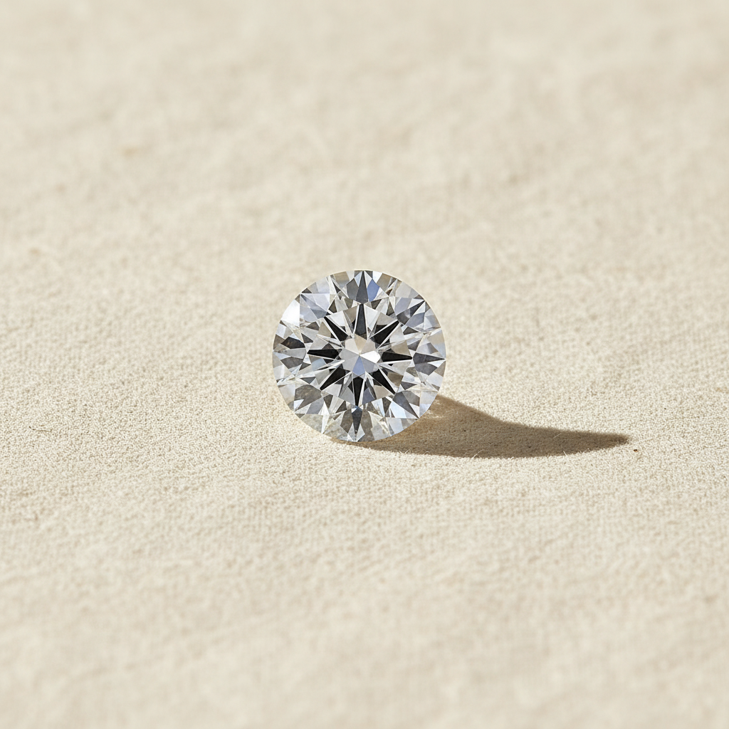 4.10 Carat Round F VVS1 CVD Lab Grown Diamond Ideal Cut IGI Certified