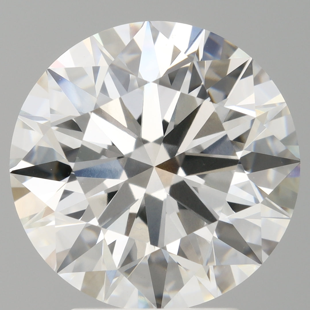 4.10 Carat Round Cut Lab Grown Diamond VVS1F Color