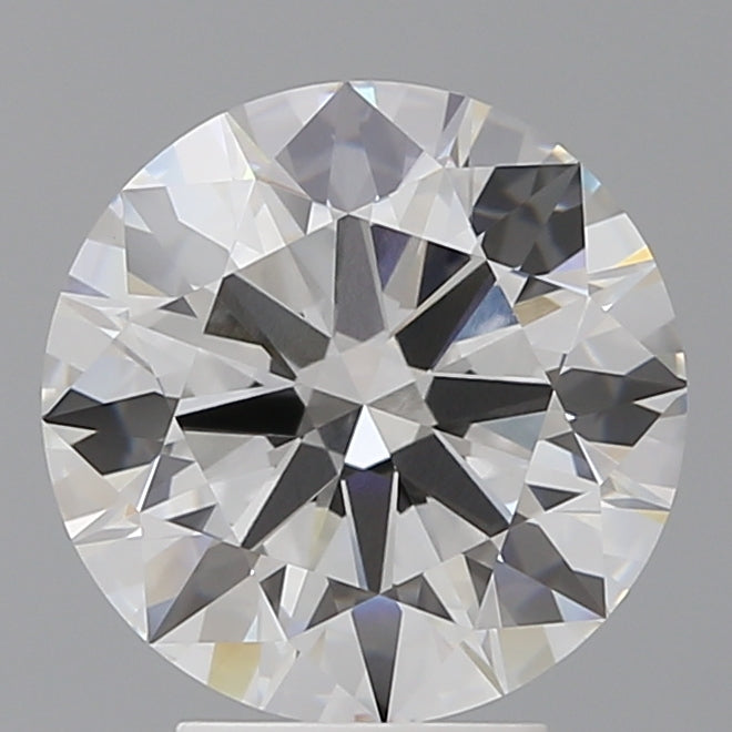 Diamante cultivado en laboratorio de talla redonda de 4,10 quilates VVS2 F