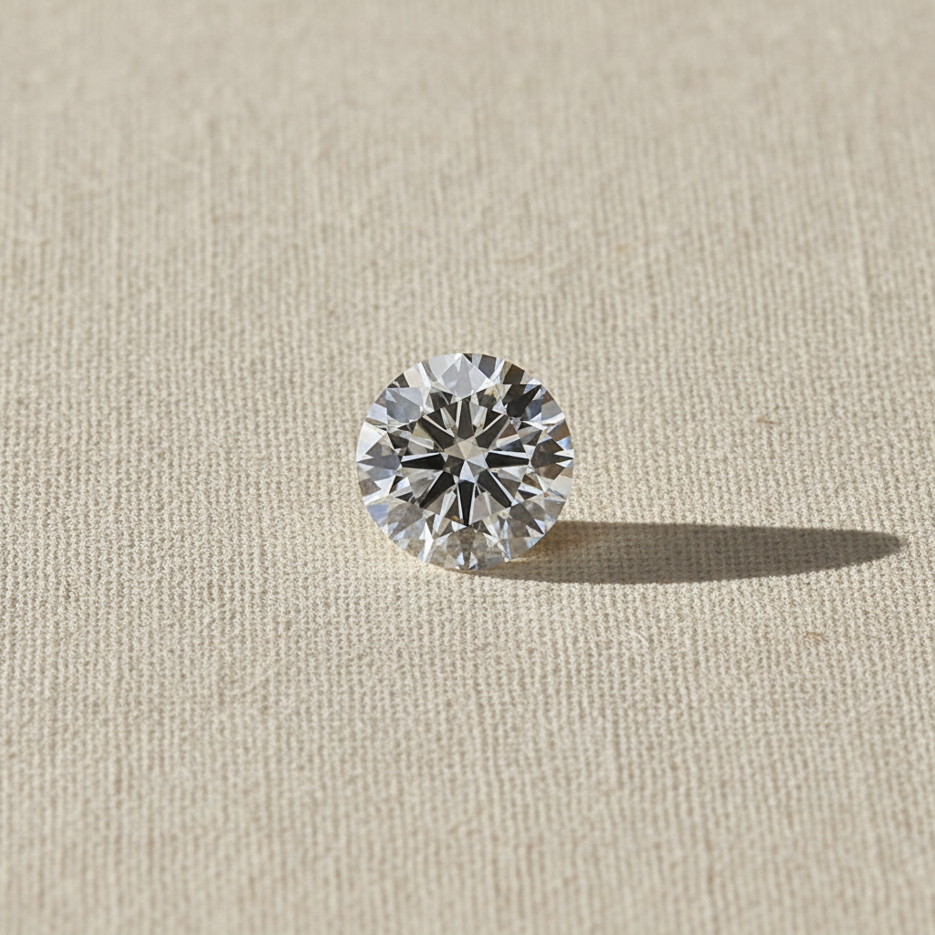 4.10 Carat Round F VVS2 Lab Grown Diamond Ideal Cut IGI Certified