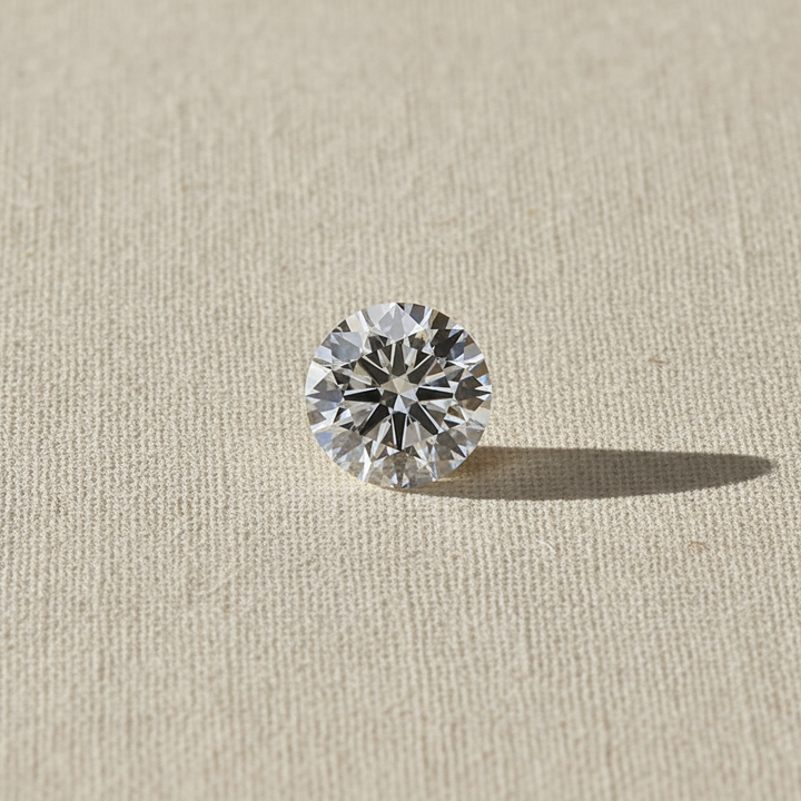 4.10 Carat Round F VVS2 Lab Grown Diamond Ideal Cut IGI Certified