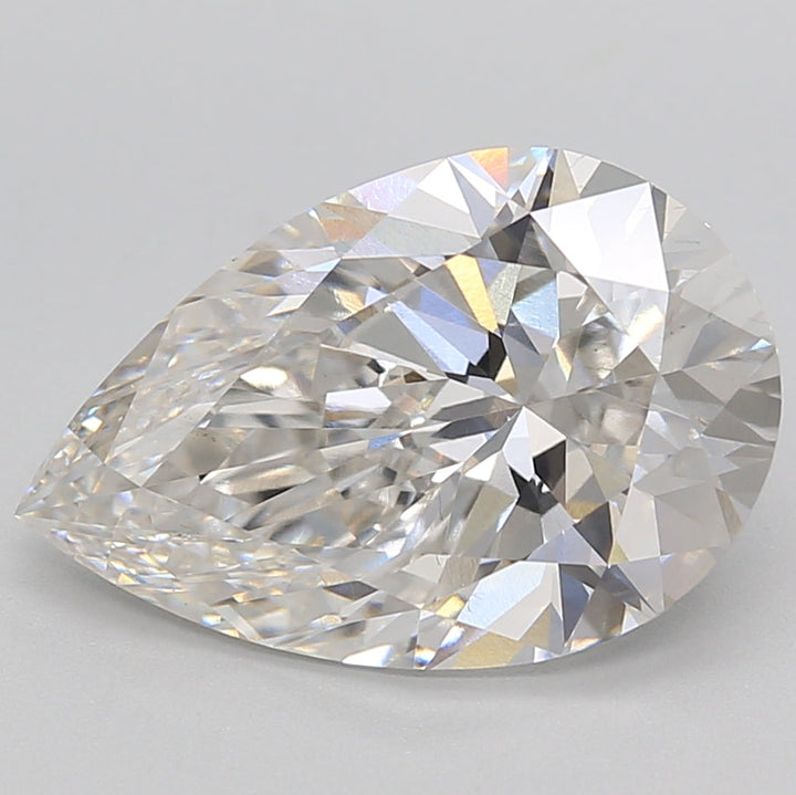 4.11 Carat Pear Cut Lab Grown Diamond VS2 F