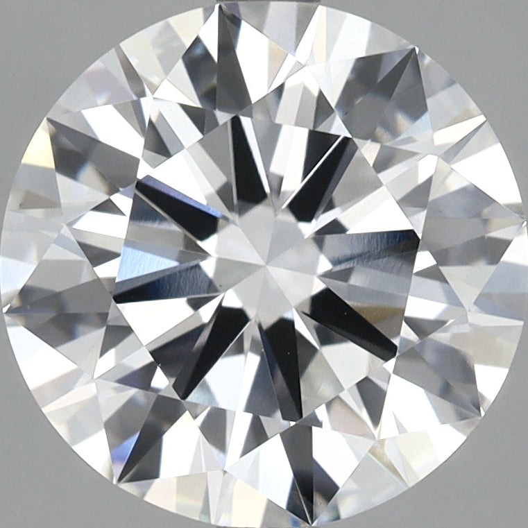 Diamante cultivado en laboratorio de talla redonda de 4,11 quilates VS1 D