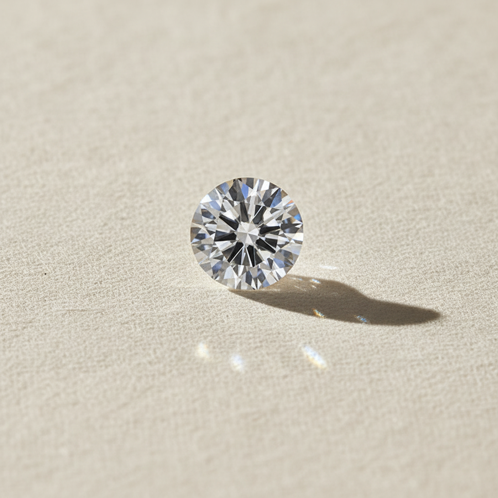 4.11 Carat Round D VS1 Lab Grown Diamond Ideal Cut IGI Certified