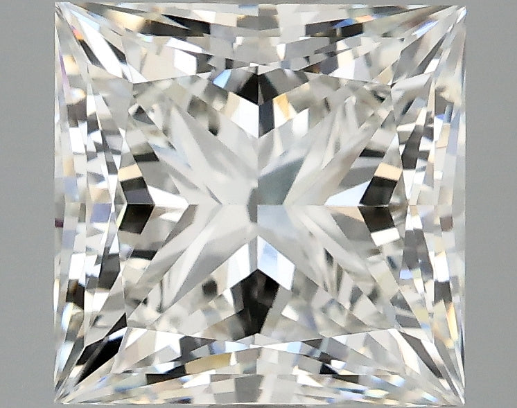 4.12 Carat Princess Cut Lab Grown Diamond VVS2F 