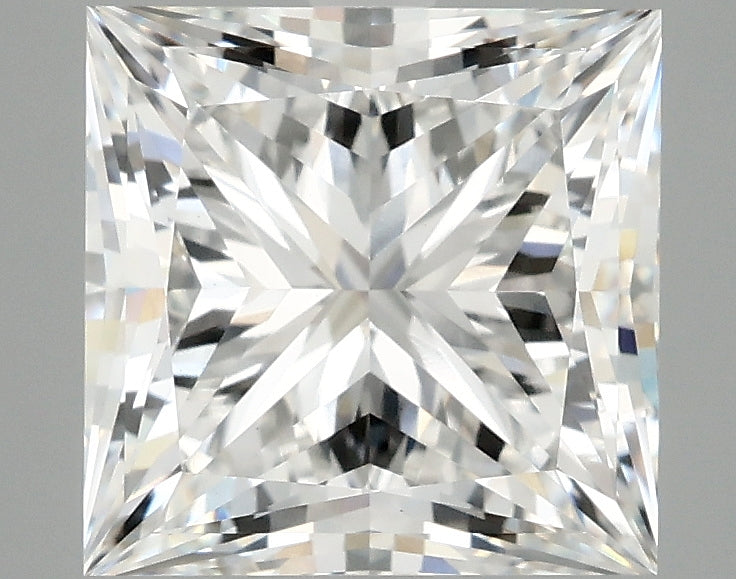 4.12 Carat Princess Cut Lab Grown Diamond VVS2F 