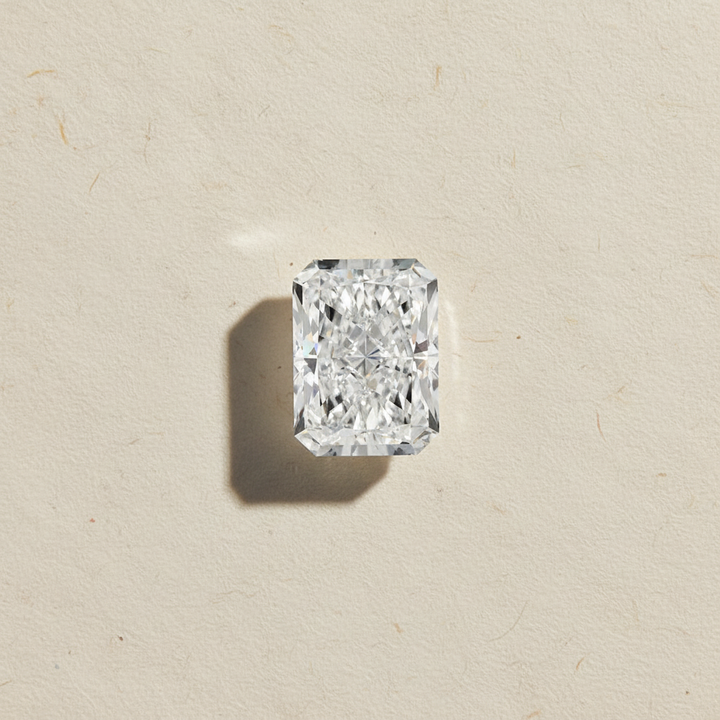 4.12 Carat Radiant Lab Grown Diamond, VVS2/E