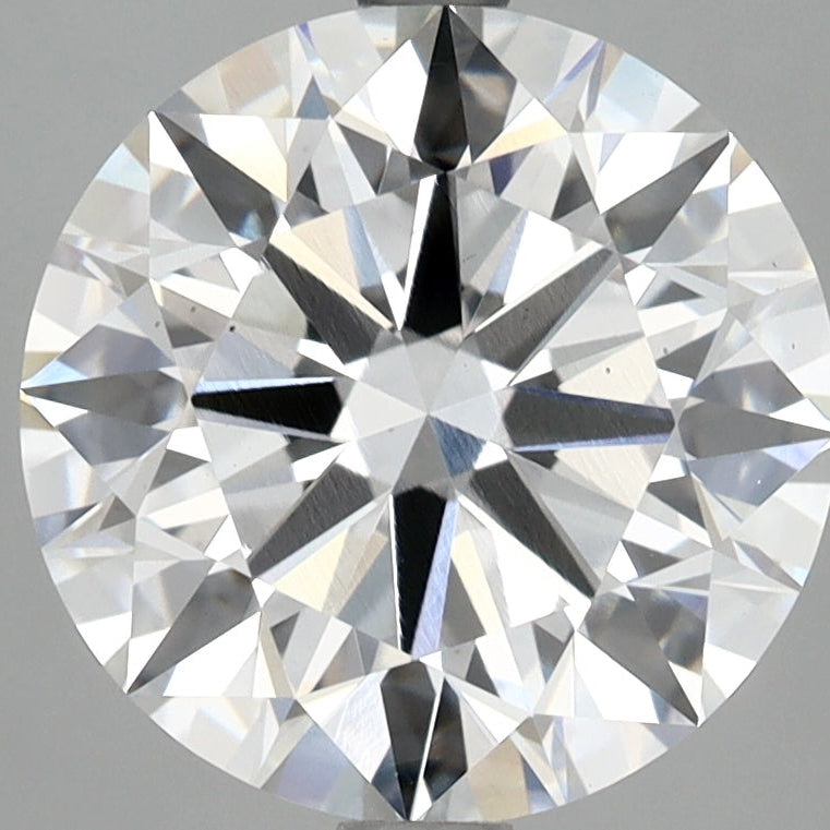 Diamante cultivado en laboratorio de talla redonda de 4,12 quilates VS1 D
