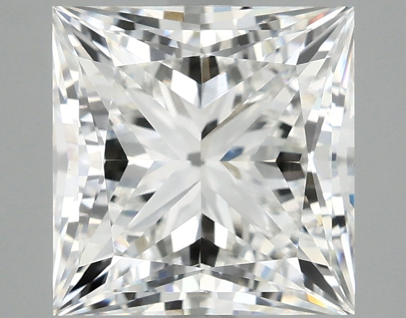 4.14 Carat Princess Cut Lab Grown Diamond VVS2E 