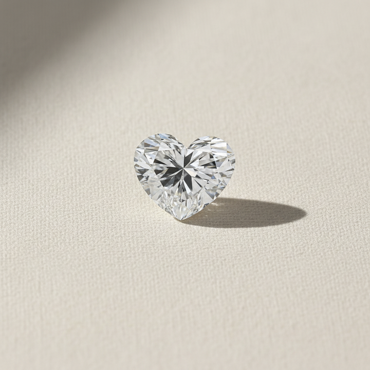 4.15 Carat Heart Cut Lab Grown Diamond VVS2 F Color IGI Certified
