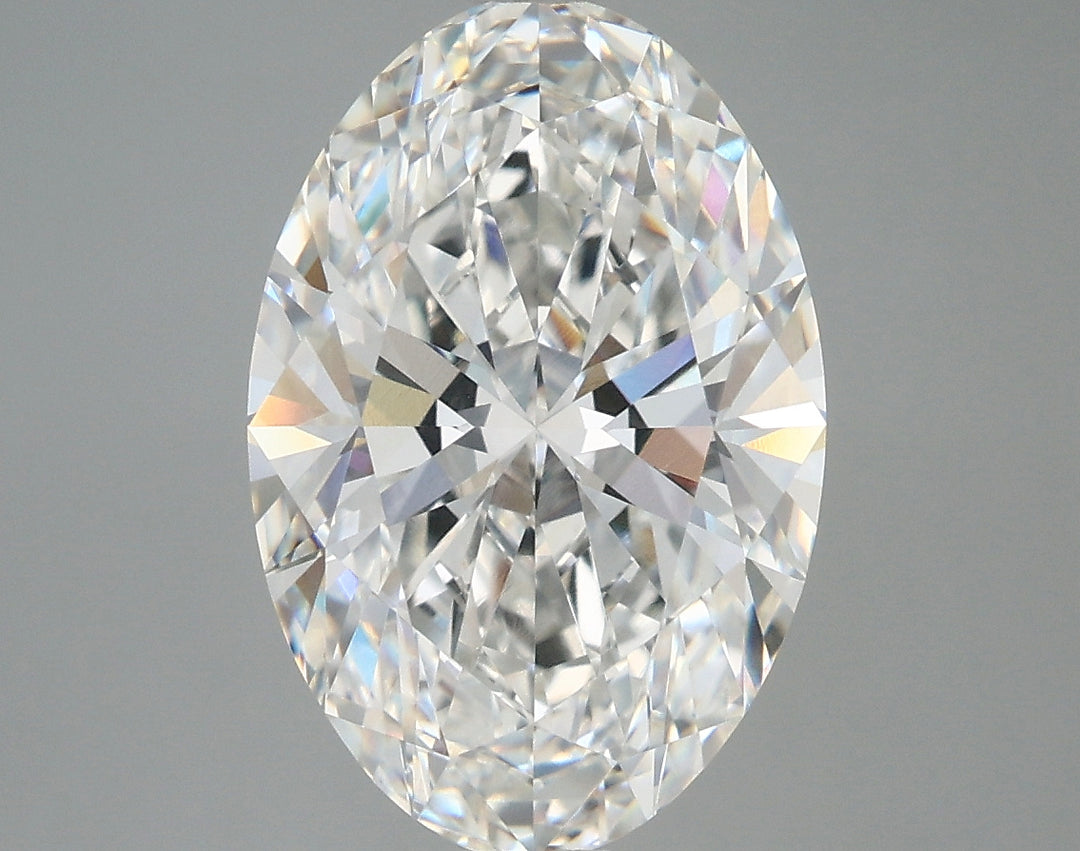 4.15 Carat Oval Cut Lab Grown Diamond VVS1F Color