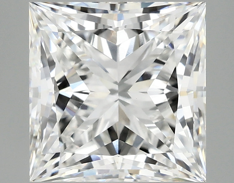 4.15 Carat Princess Cut Lab Grown Diamond VVS2F
