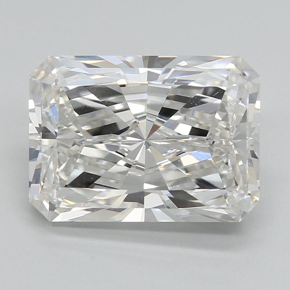 Diamant cultivé en laboratoire de 4,15 carats, taille radiante VVS1 F