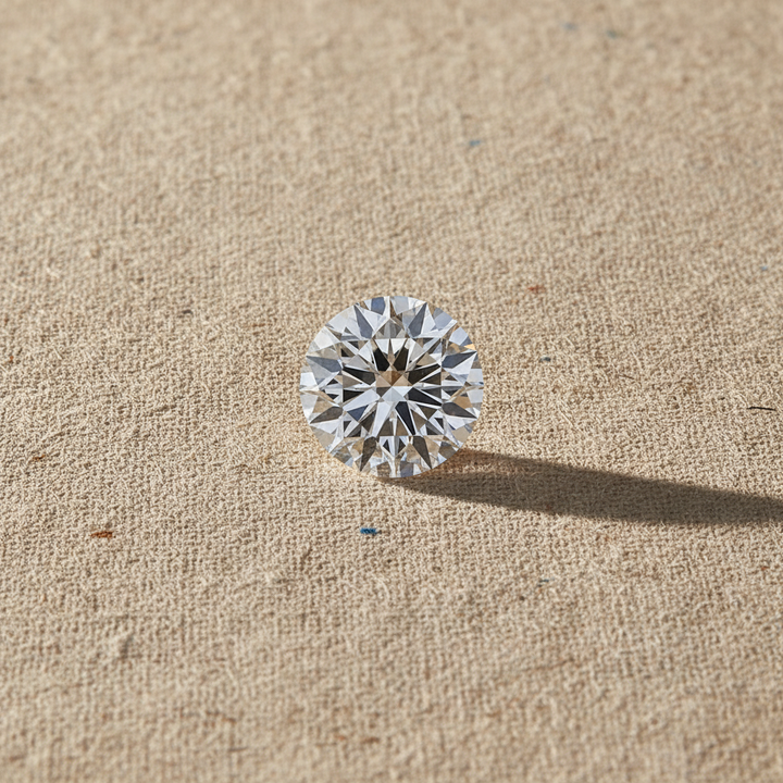 4.15 Carat Round E VS2 CVD Lab Grown Diamond Excellent Cut GIA Certified