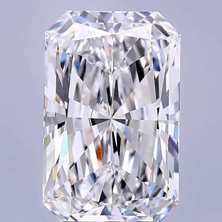 4.17 Carat Radiant Cut Lab Grown Diamond VVS1D 