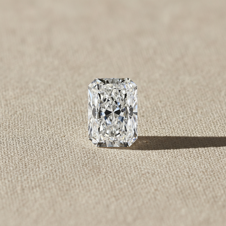 4.17 Carat Radiant Lab Grown Diamond, VS1/E