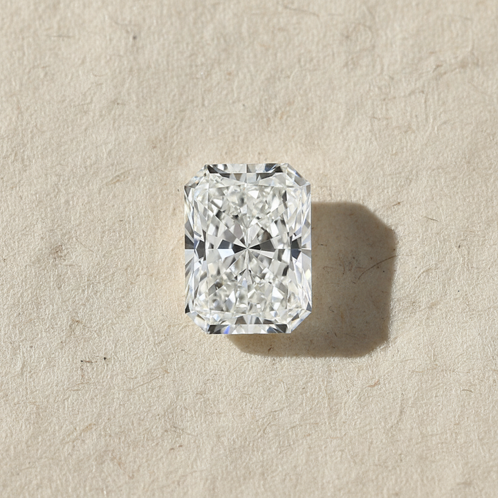 4.17 Carat Radiant Lab Grown Diamond, VVS2/F