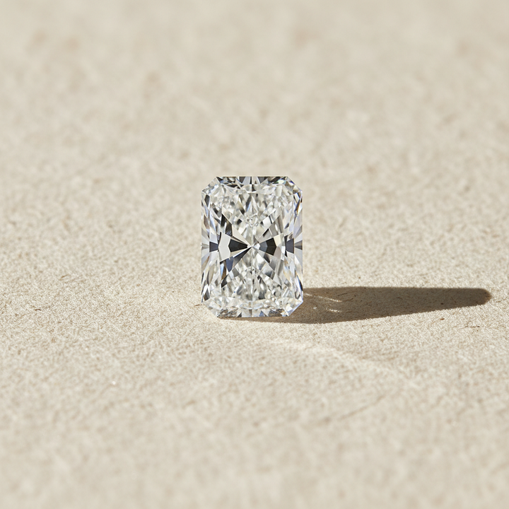 4.18 Carat Radiant Lab Grown Diamond, VS1/E