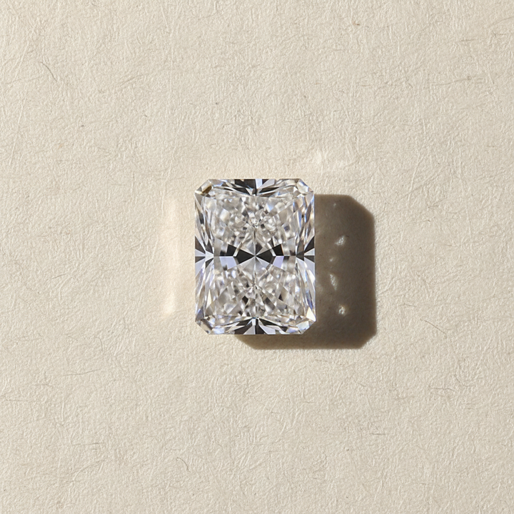 4.18 Carat Radiant Lab Grown Diamond, VVS1/F