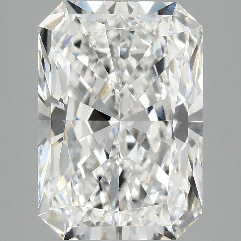 4.18 Carat Radiant Lab Grown Diamond VVS2 F