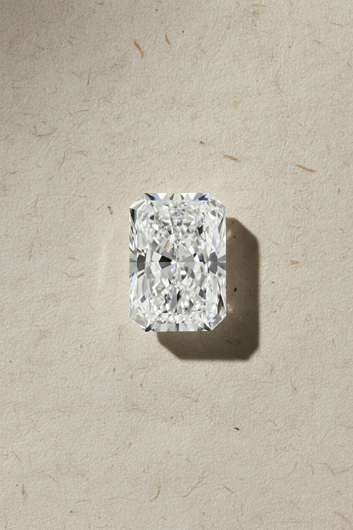 4.18 Carat Radiant Lab Grown Diamond, VVS2/F