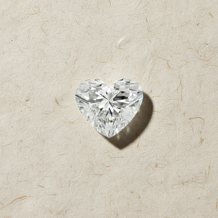 4.19 Carat Heart Cut Lab Grown Diamond VS2 E Color IGI Certified
