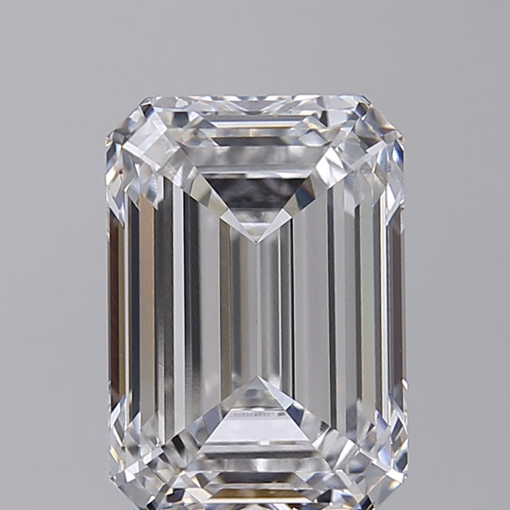 4.20 CT IGI Certified Emerald Cut Lab-Grown Diamond in F Color