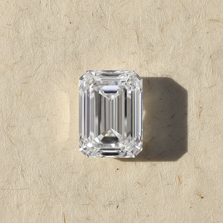 4.20 Carat Emerald Cut Lab Grown Diamond, VS1/E