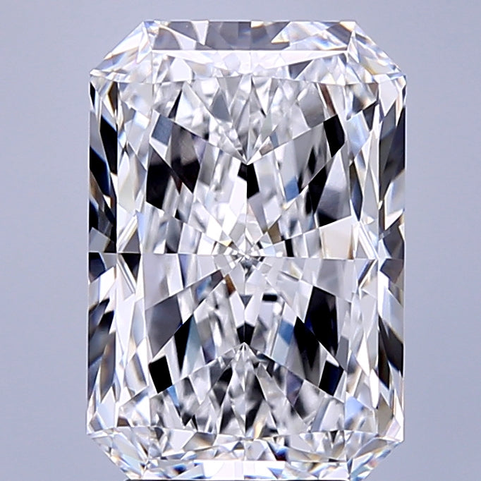 4.21 Carat Radiant Cut Lab Grown Diamond VVS1D 