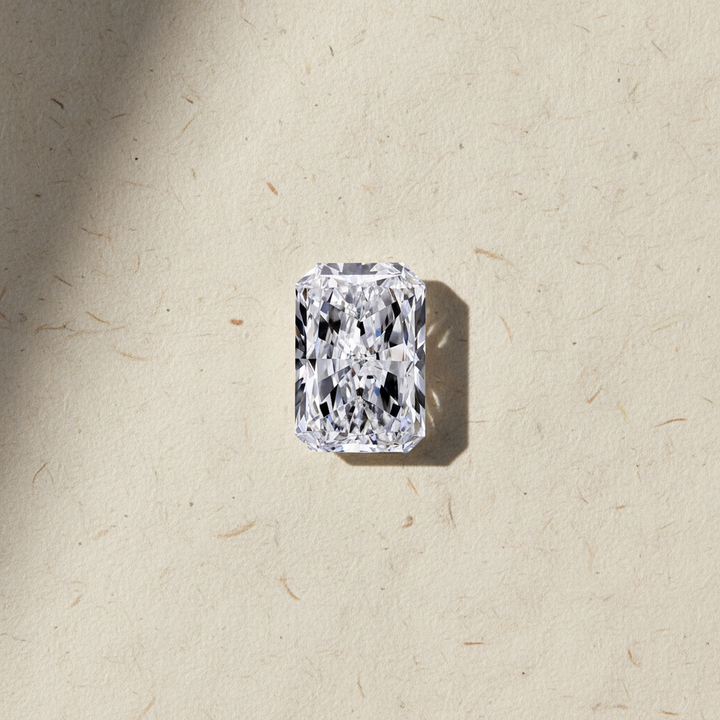 4.21 Carat Radiant Cut Lab Grown Diamond, VVS1/D