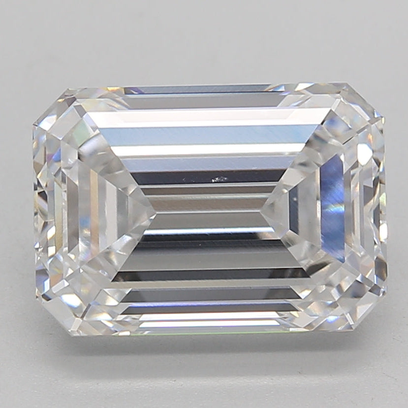 4.22 Carat Emerald Cut Lab Grown Diamond VVS2 E